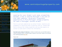 Tablet Screenshot of centralportugalproperty.com